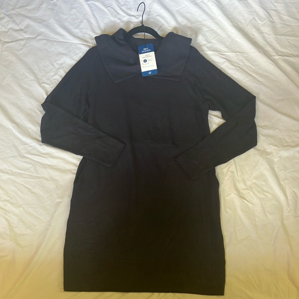 CAbi Round Up Dress - Heathered Long Sleeve Dress
